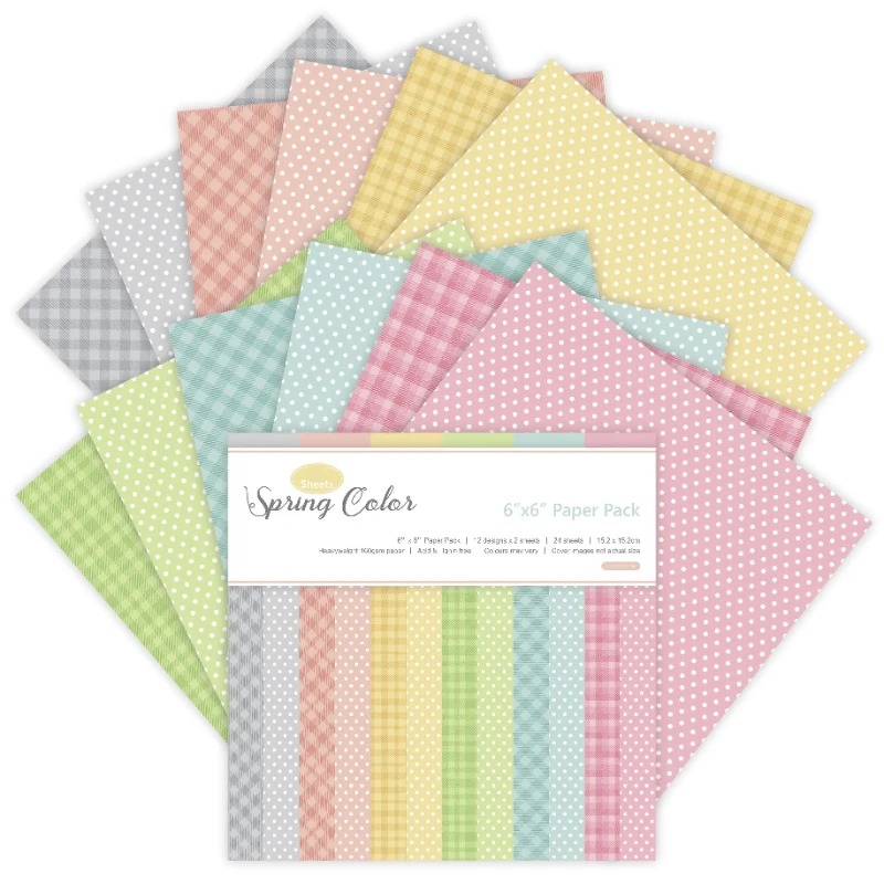 Pattern Tissue Paper - 12 ورقة من وسادات ورق الحرف
