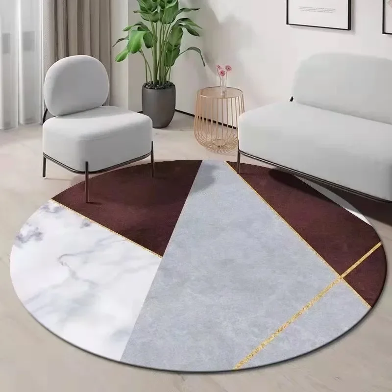 Century Textile & Sewing Supply - ~O~ سجادة مستديرة هندسية بتصميم مكعبات