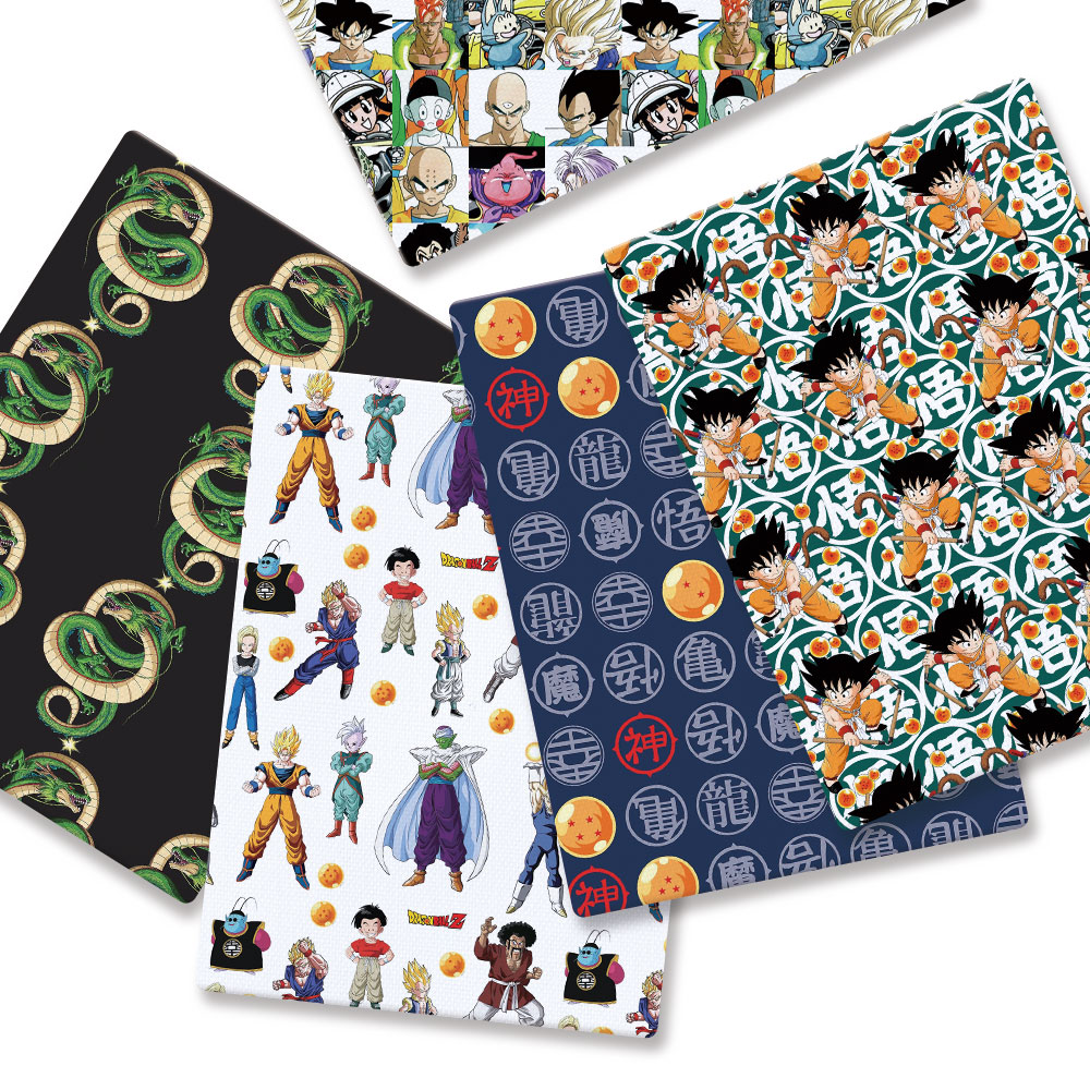 Sewing Production - قماش مطبوع بتصميم دراغون بول للحرف