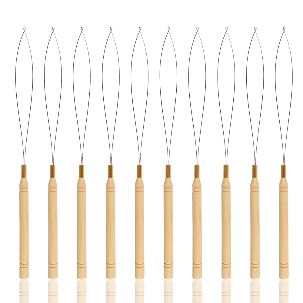 Needle Threader Tool - حلقة حلقات صغيرة أداة لتطويل الشعر