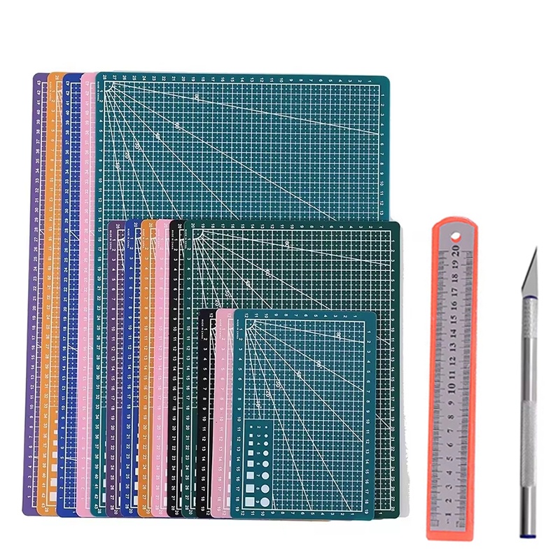 Cutting Mat Self Heal - مجموعة ألواح قص ذاتية الإصلاح للحرف