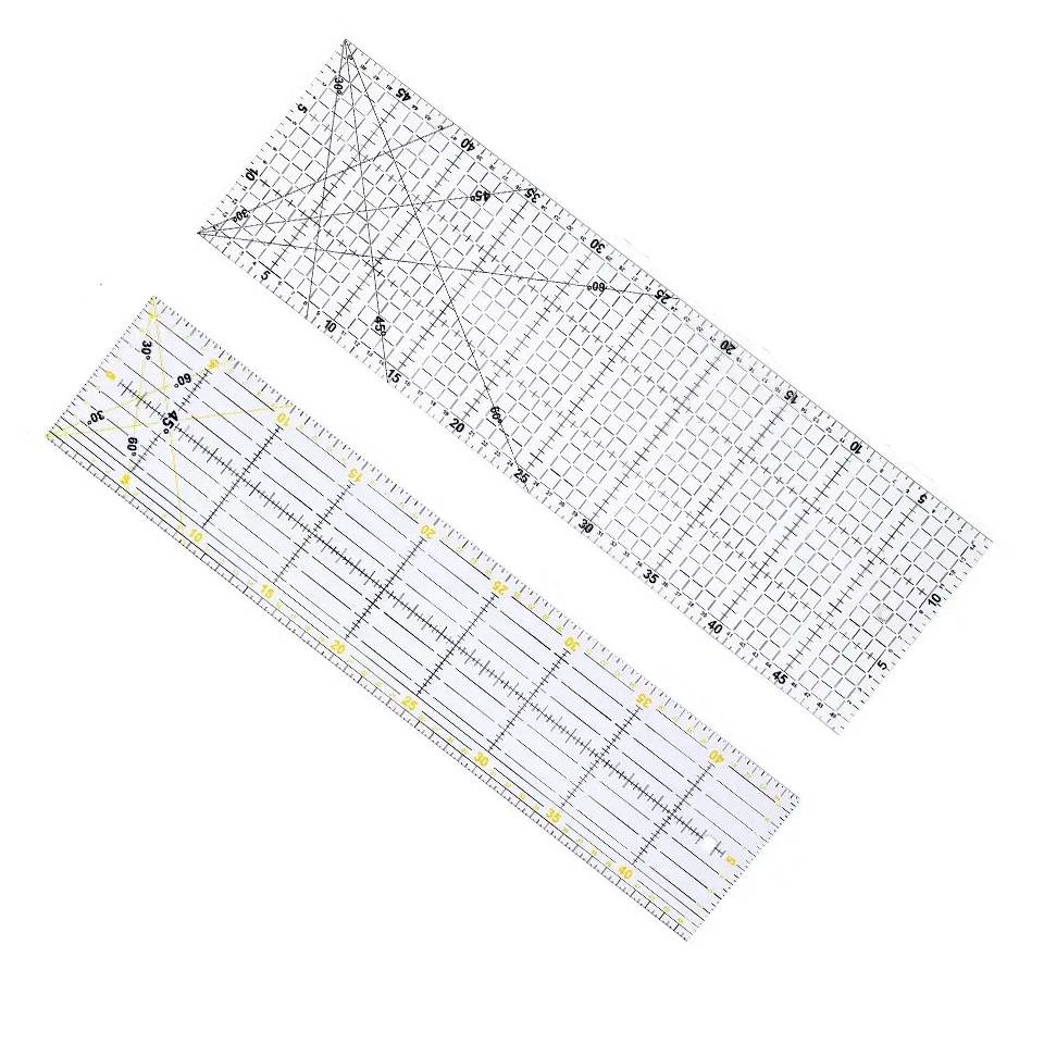 Sewing Gauge Ruler - Fenrry متعددة الحجم الاكريليك خليط حاكم