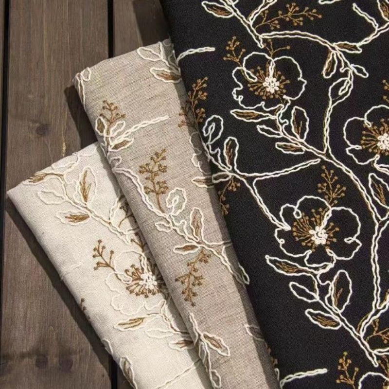 قماش دانتيل مطرز من التول، نسي - مراجعة Sewing Fabric وسعره