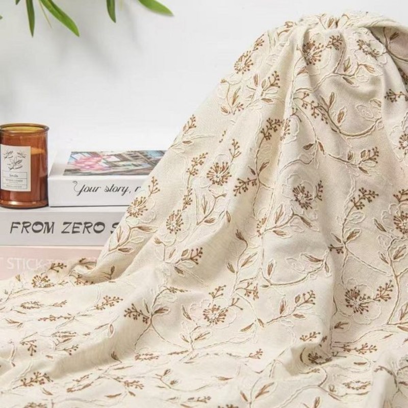 قماش دانتيل مطرز من التول، نسي - مراجعة Sewing Fabric وسعره