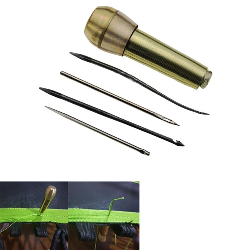 النحاس مقبض الخياطة Awl DIY به - مراجعة Needle Threader Tool وسعره