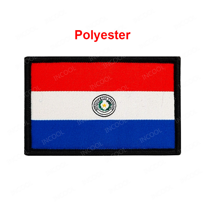 علم باراغواي المطرزة التصحيح P - مراجعة Velcro Sew On وسعره