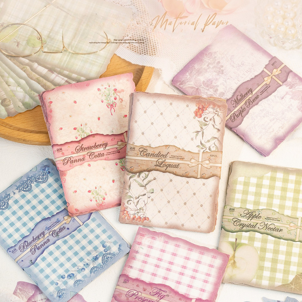 30 ورقة من ورق سكرابوكينغ بتصم - مراجعة Pattern Tissue Paper وسعره